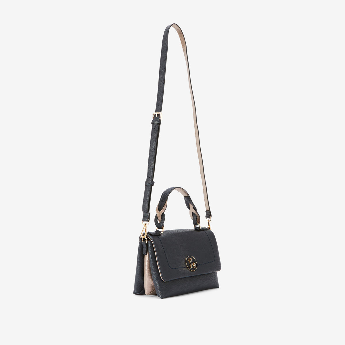 Sac épaule M bleu Rosabelle