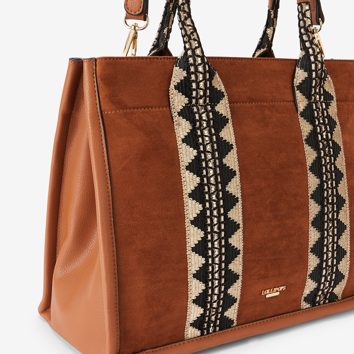 Grand sac shopper camel River