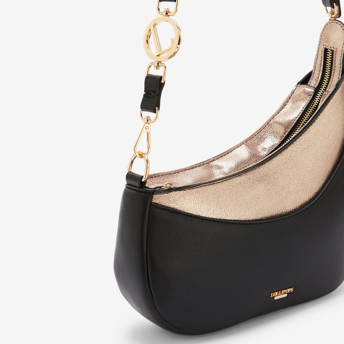 Sac hobo noir Romana