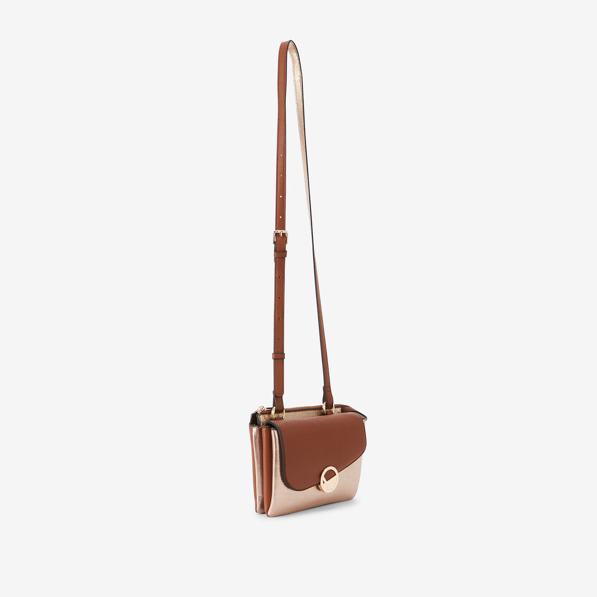 Petit sac multi poches camel Romana