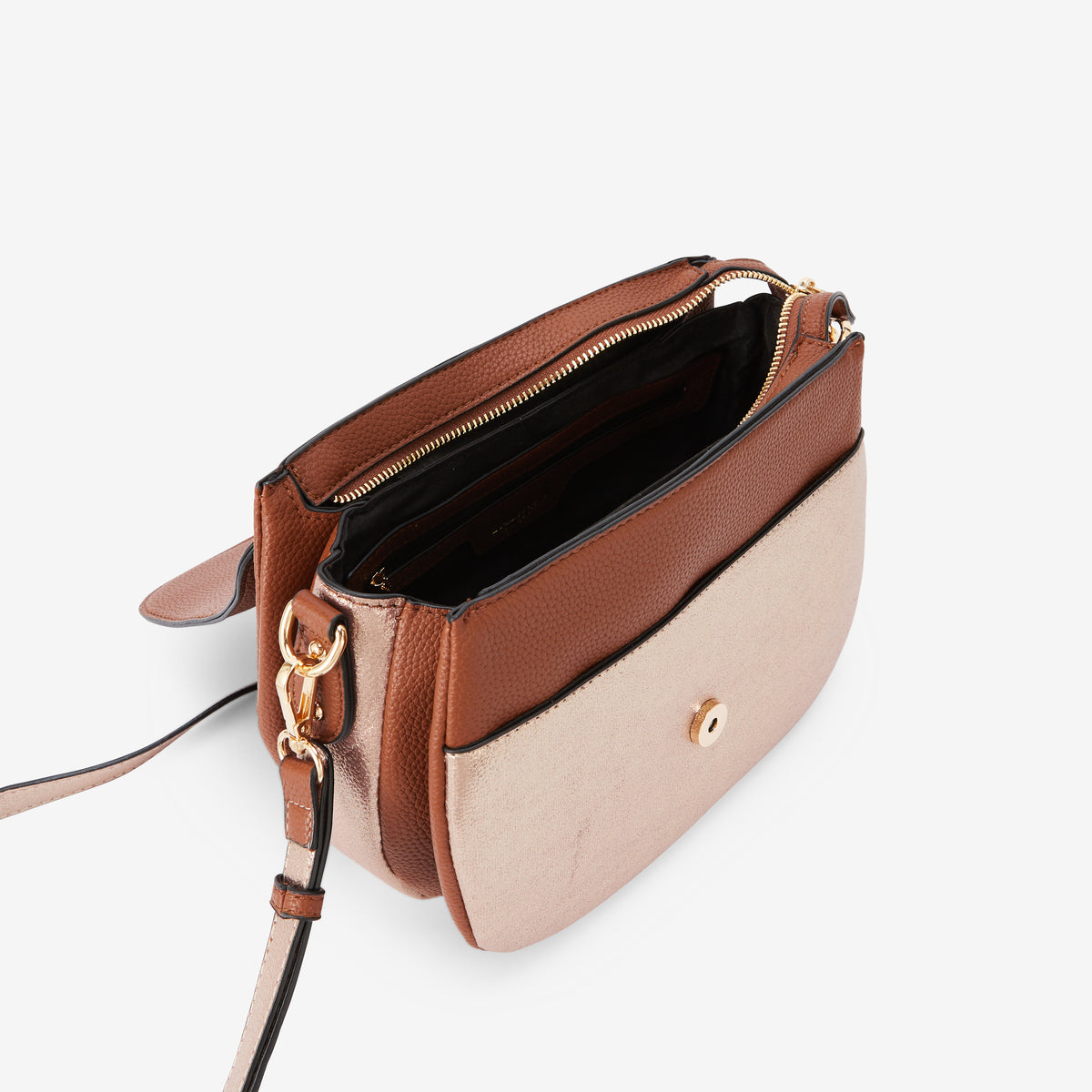 Sac porté épaule camel Romana