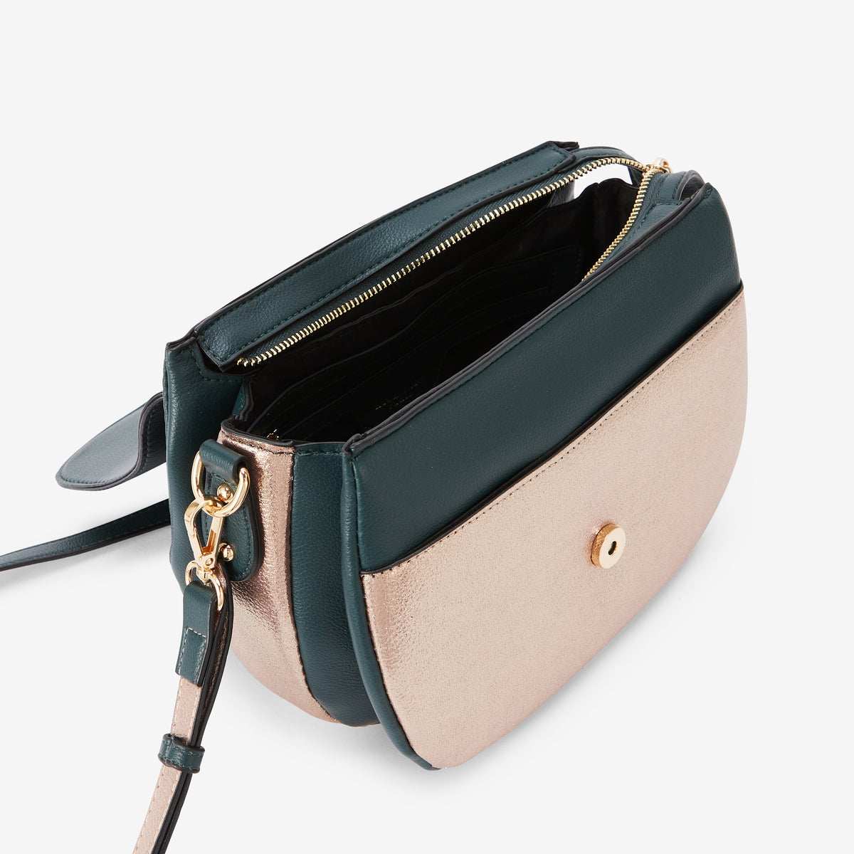 Sac porté épaule vert Romana