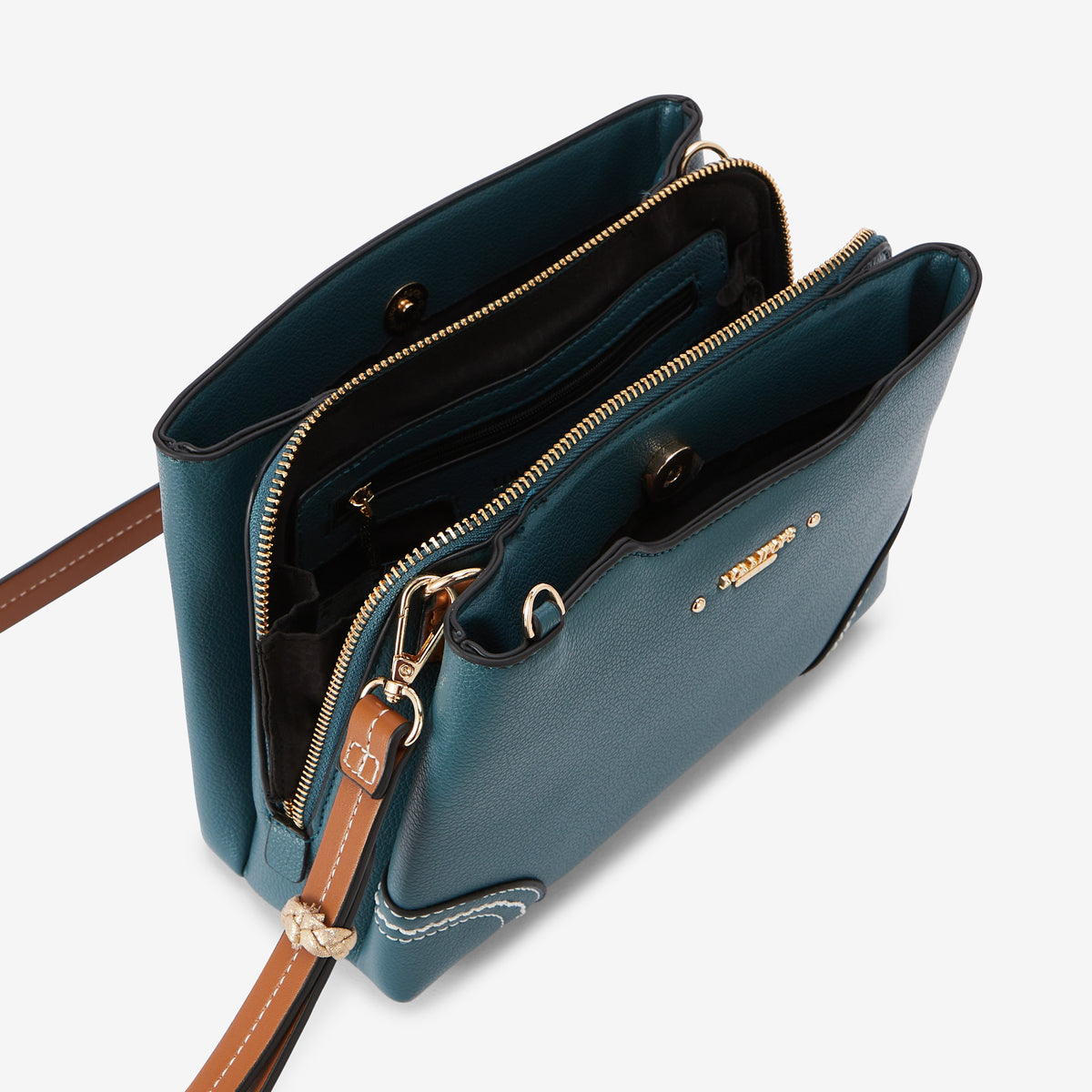 Sac multi poches bleu canard Ronnie