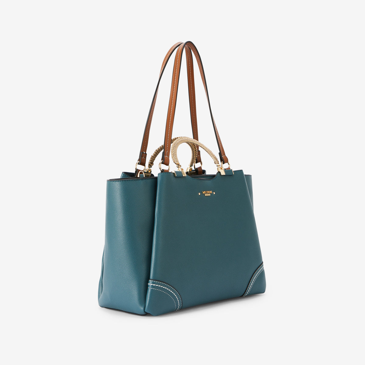Grand sac shopper bleu canard Ronnie