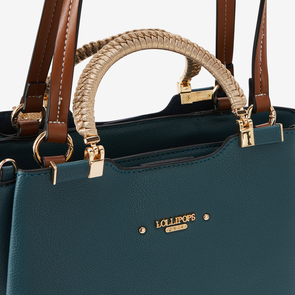 Sac shopper bleu canard Ronnie