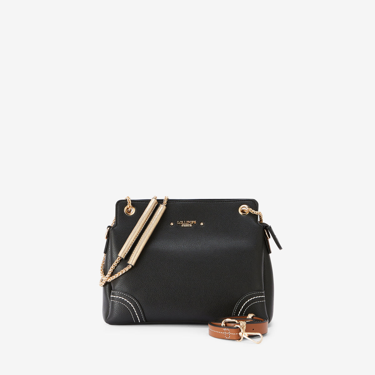 Sac porté épaule noir Ronnie