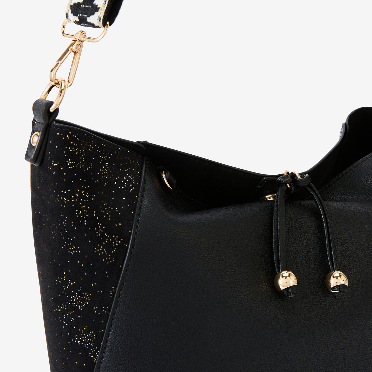 Sac hobo noir Roseanna