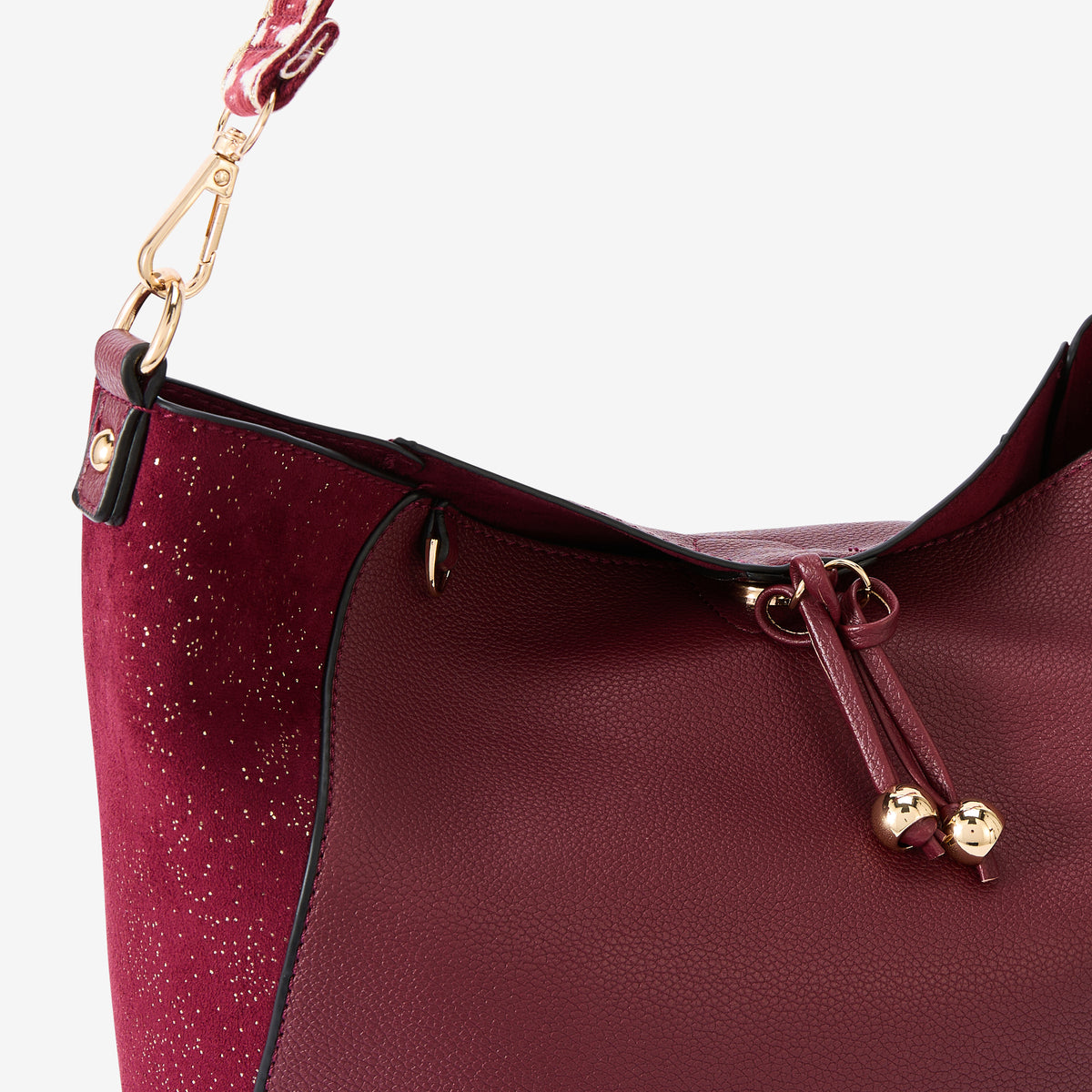 Grand hobo bordeaux Roseanna