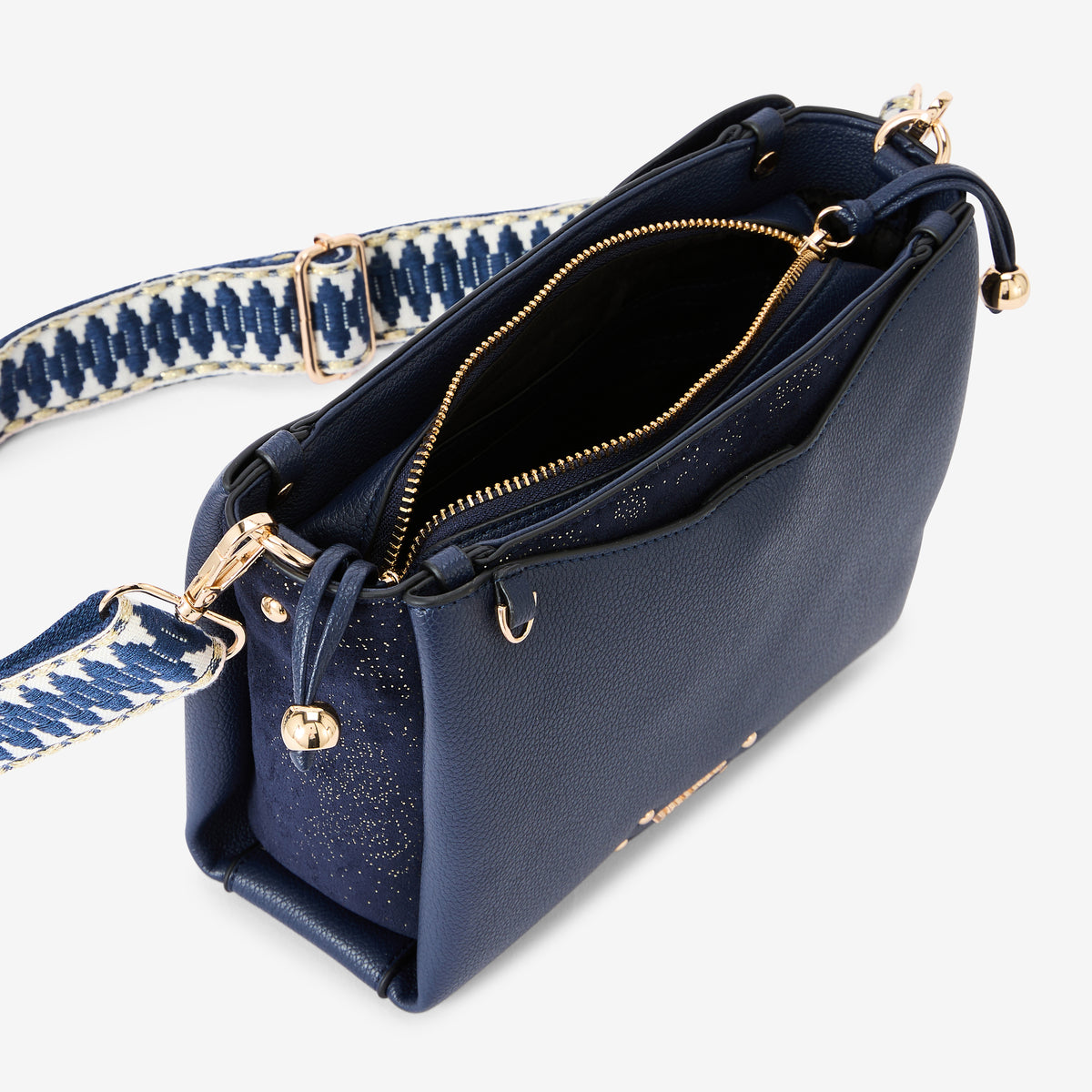 Sac multi poches bleu Roseanna