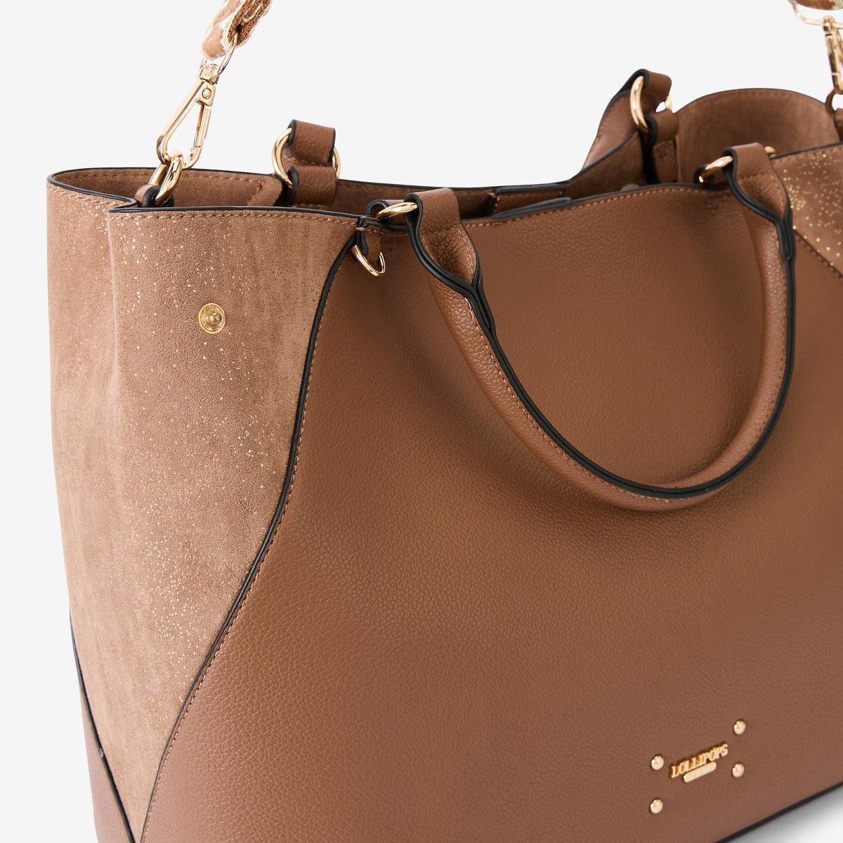 Grand sac shopper taupe Roseanna
