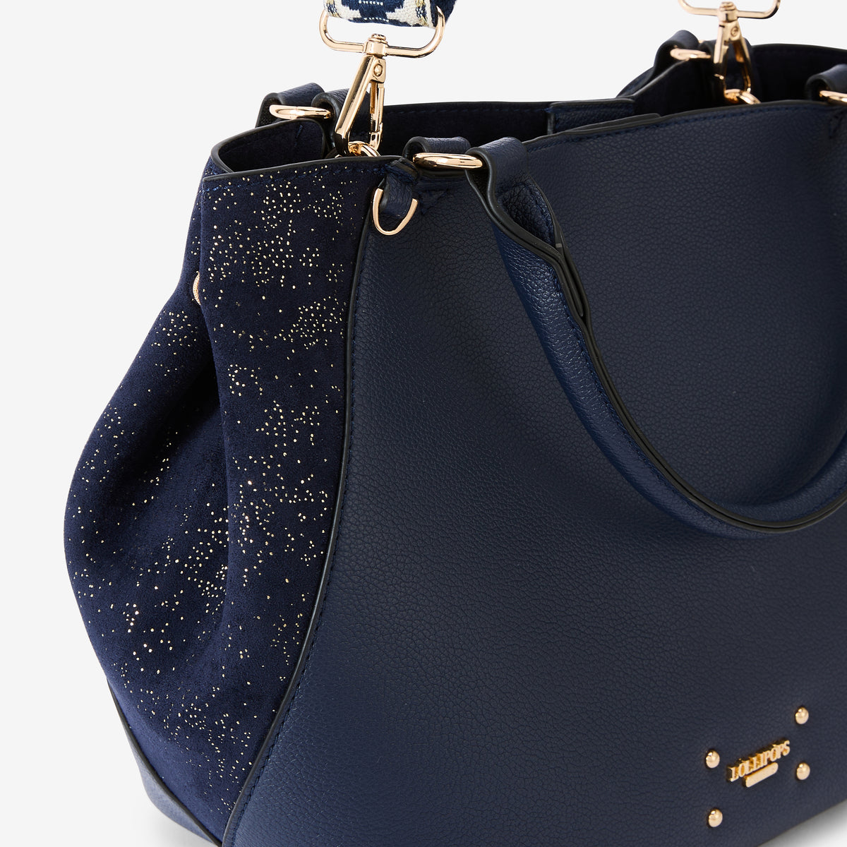 Sac shopper bleu marine Roseanna