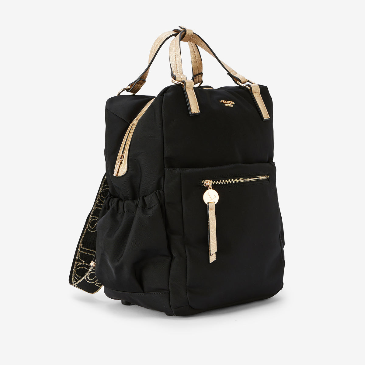 Grand sac à dos noir Rosa