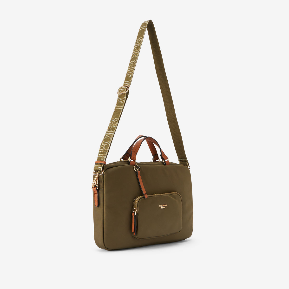 Pochette ordinateur kaki Rosa