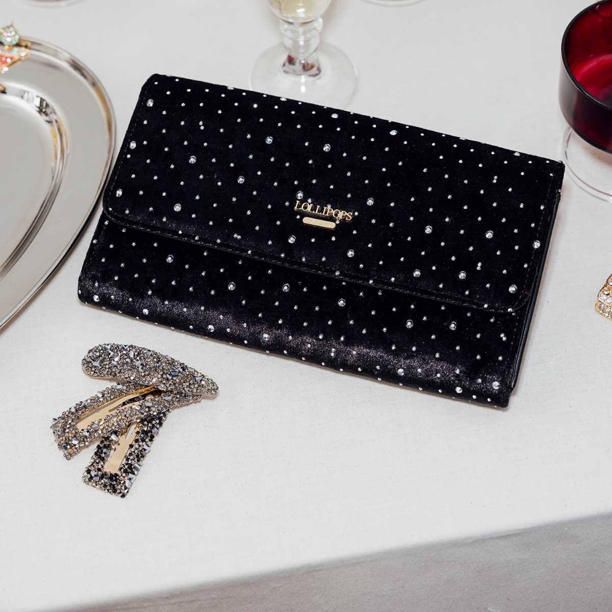 Petit sac porté épaule noir Roan