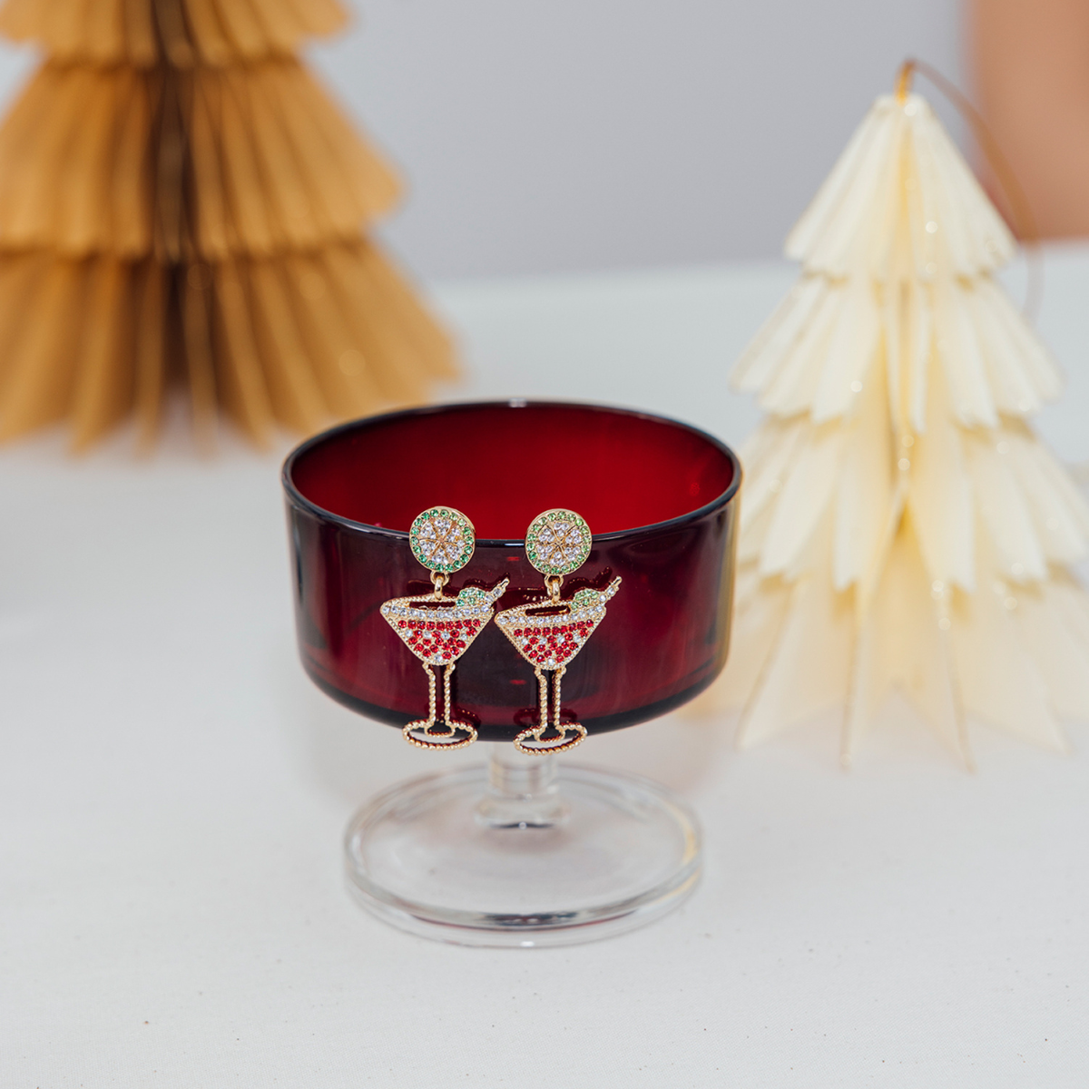 Boucles d’oreilles cocktail