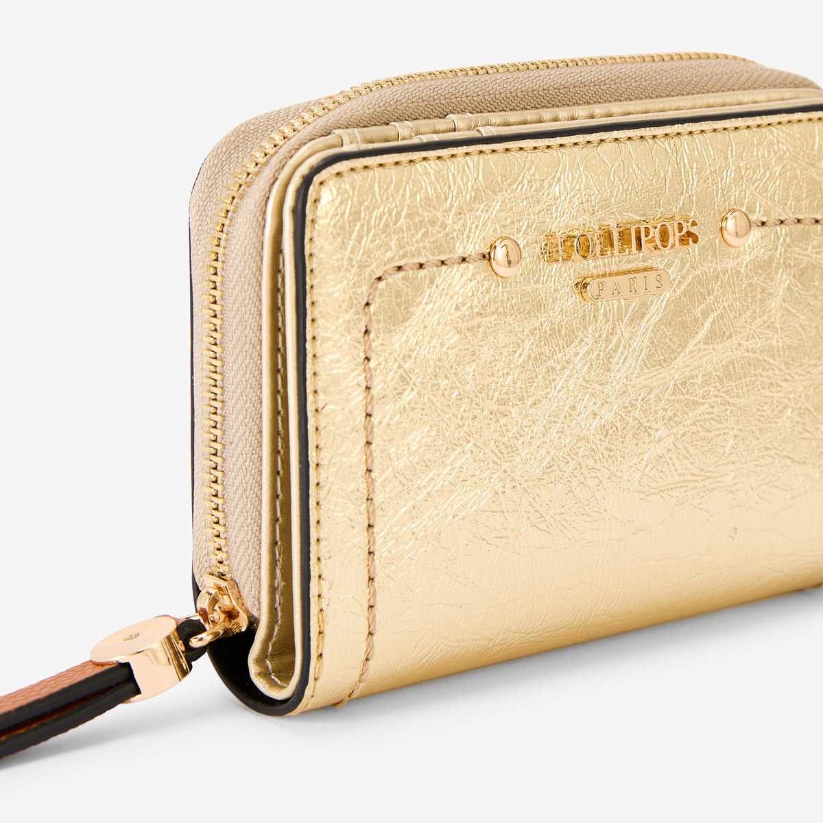 Portefeuille dore Rody