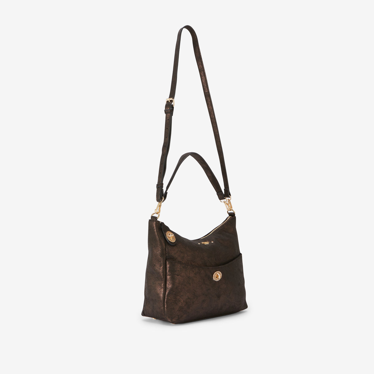 Sac hobo marron Roselyne