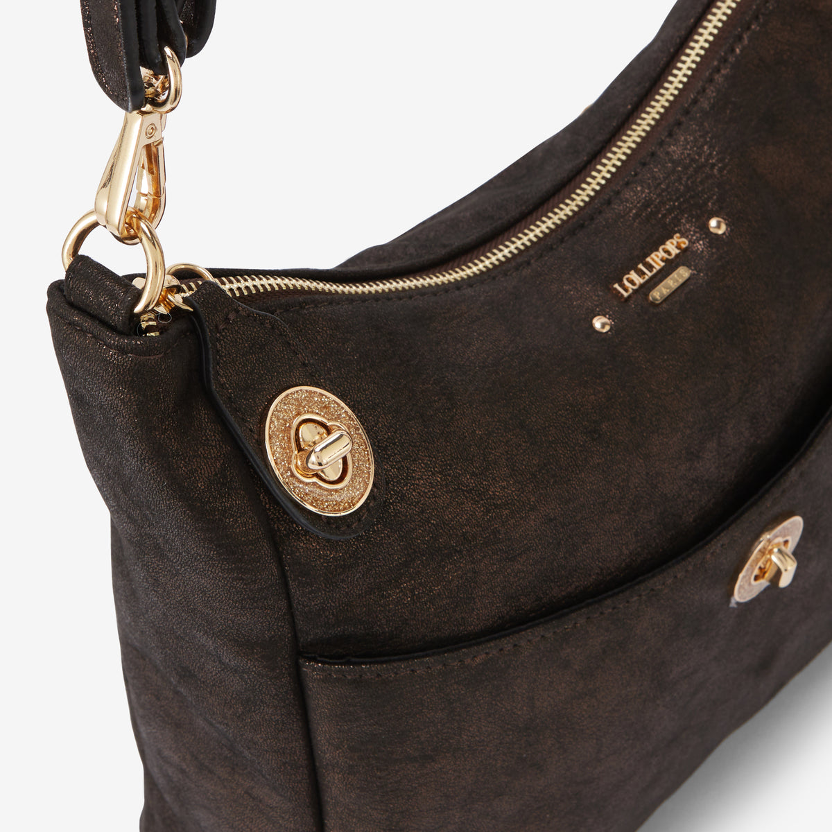 Sac hobo marron Roselyne