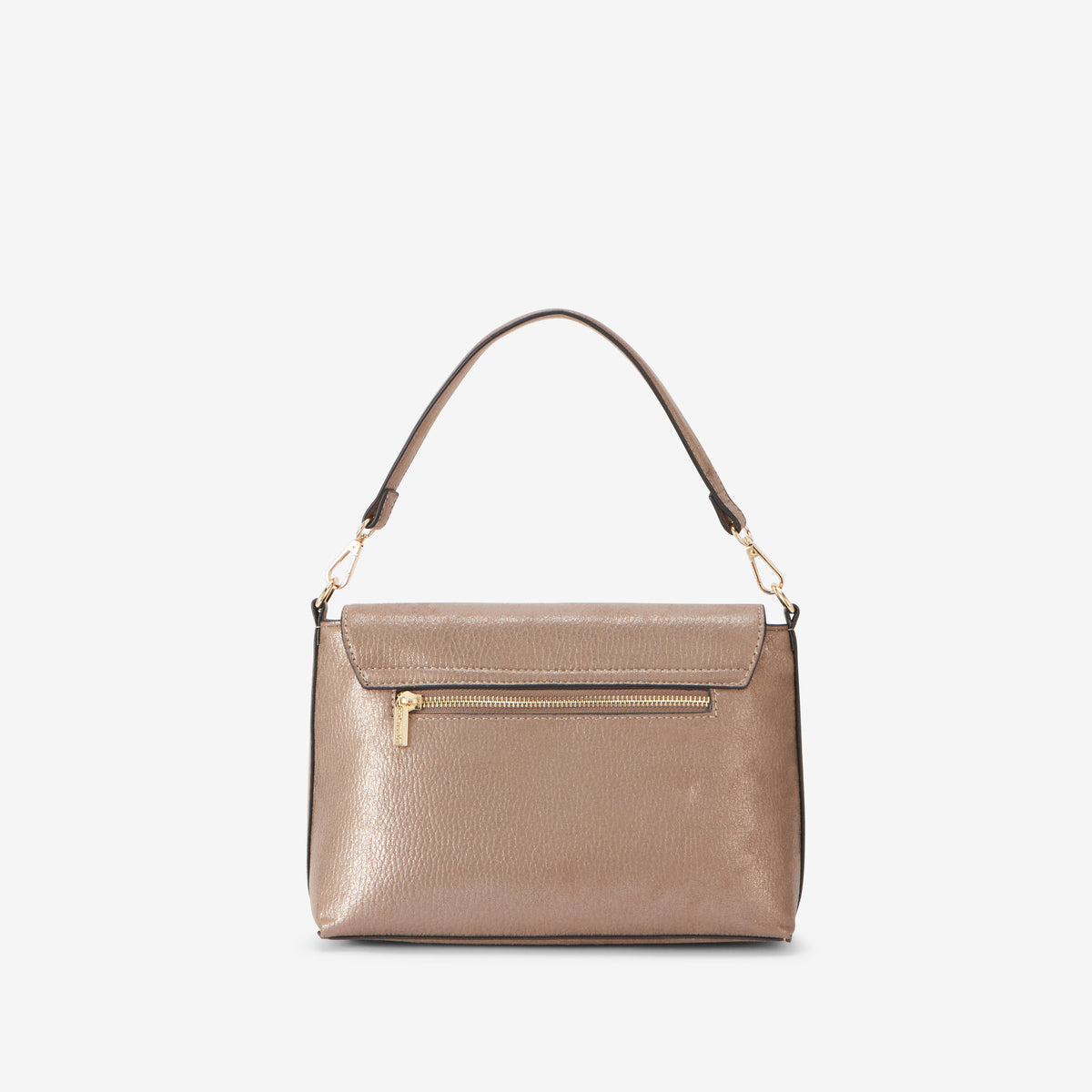 Grand sac porté épaule taupe Roselyne