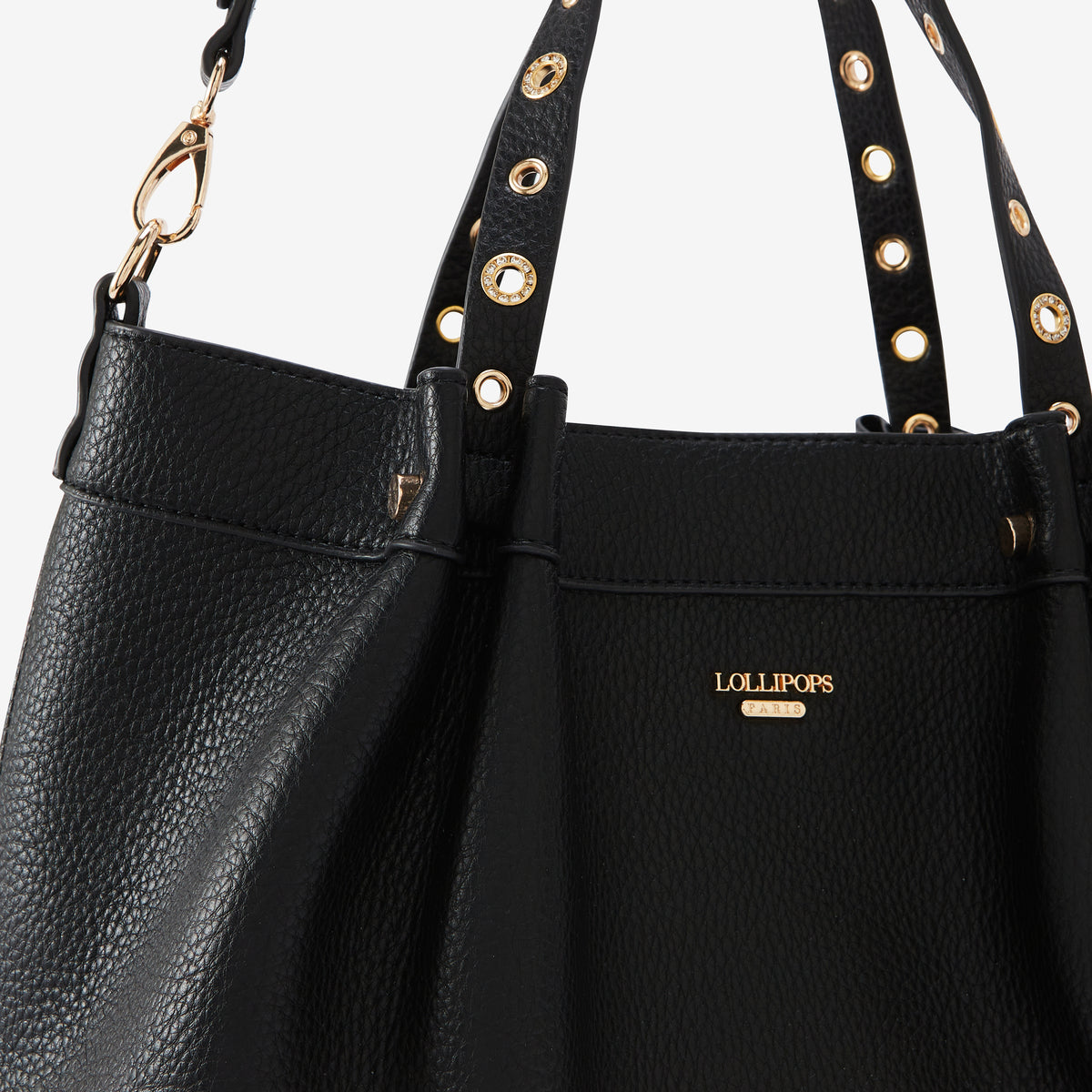 Grand sac shopper noir Rogers