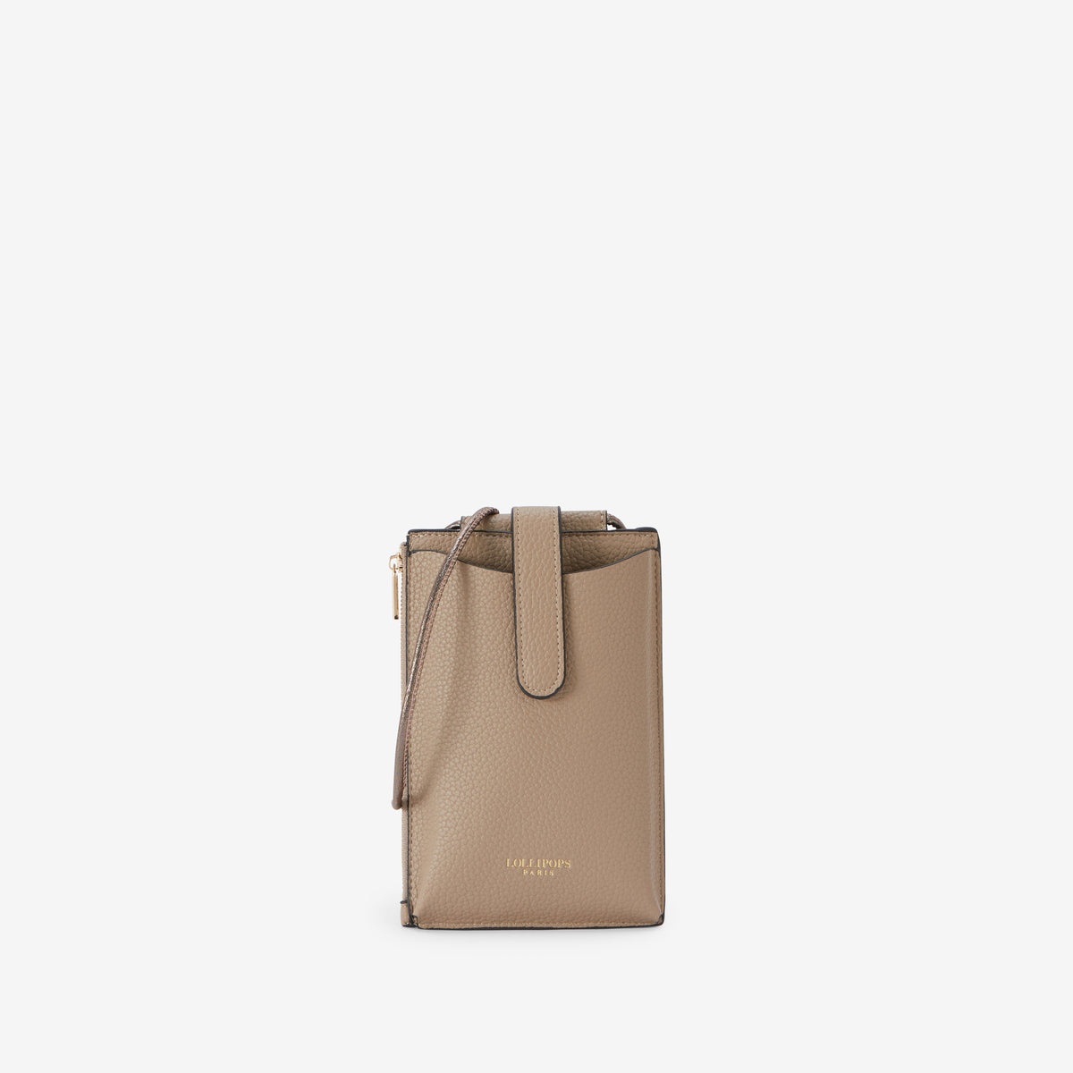 Pochette de téléphone taupe Rocapina