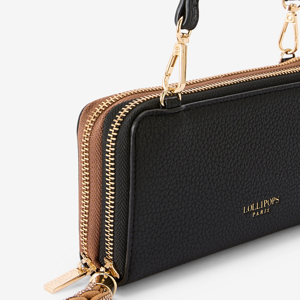 Pochette de voyage noire Rocapina