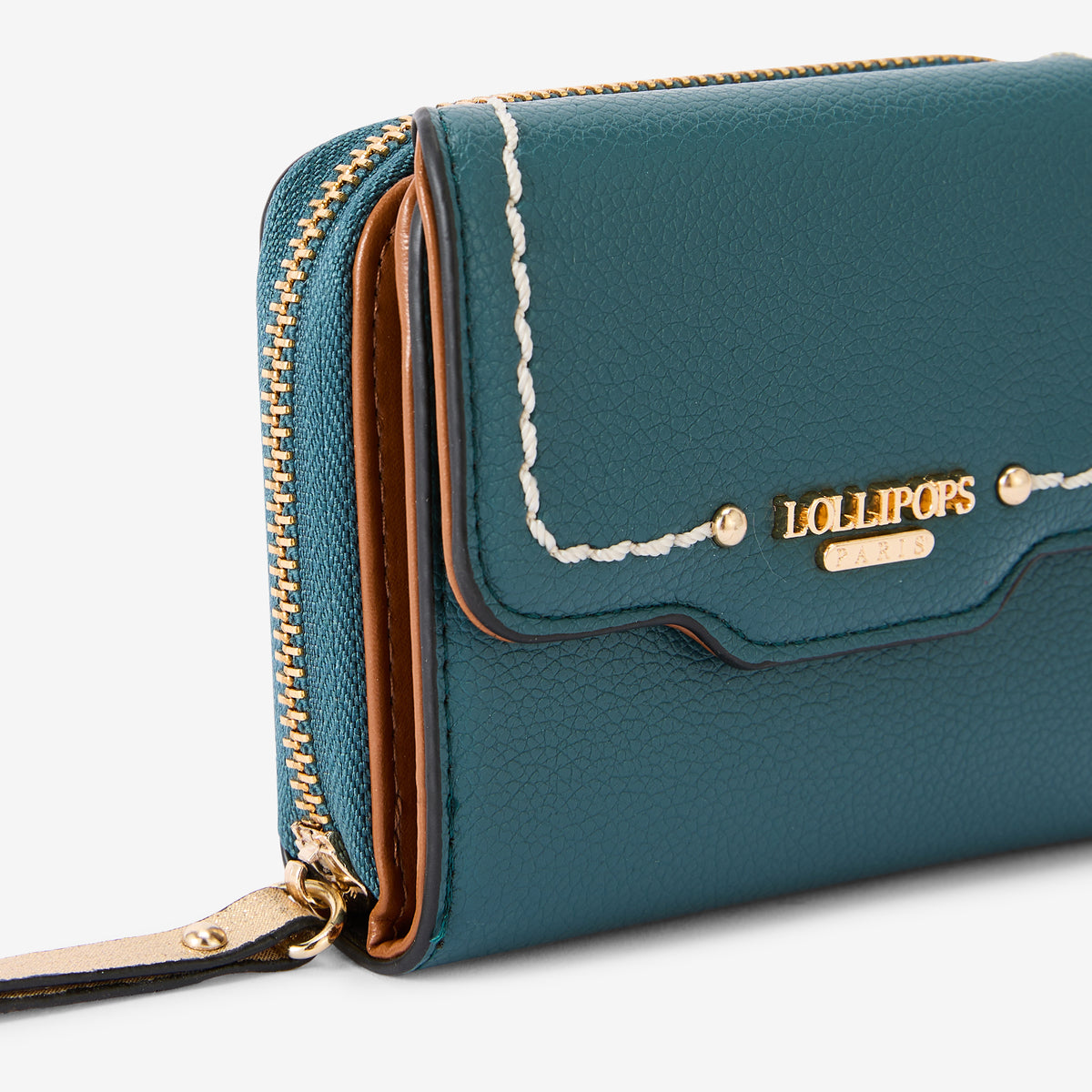 Portefeuille bleu canard Ronnie