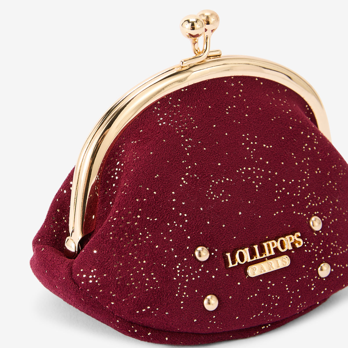 Porte-monnaie bordeaux Roseanna