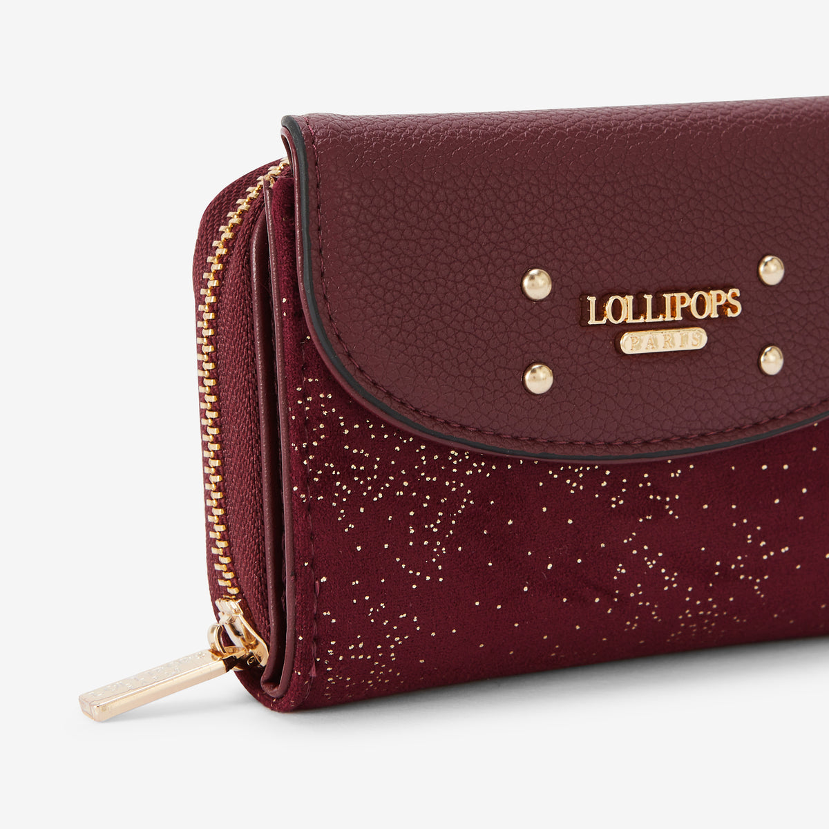 Portefeuille bordeaux Roseanna