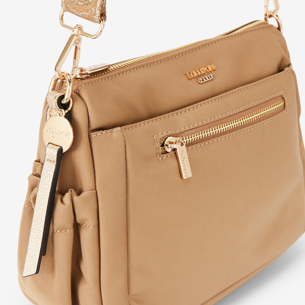 Sac porté épaule dore Rosa