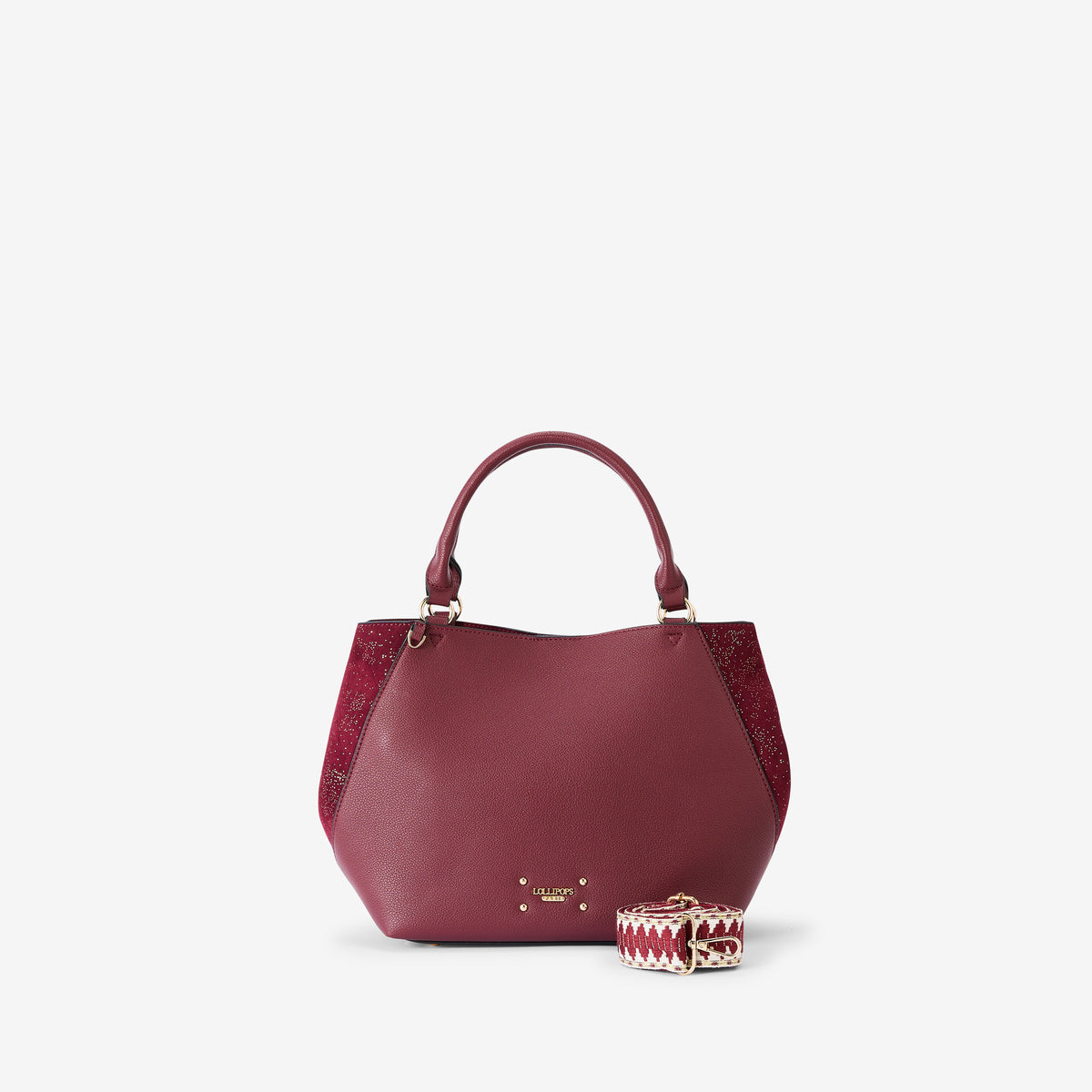 Sac shopper bordeaux Roseanna