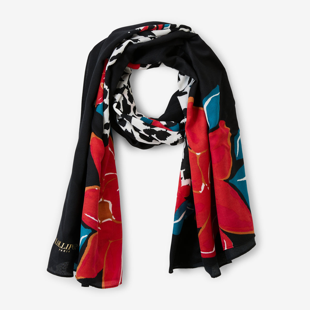 Foulard noir Raymonda