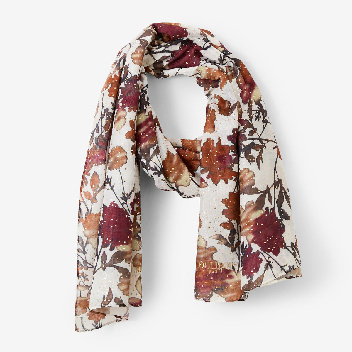 Foulard rectangulaire multicolore Raya