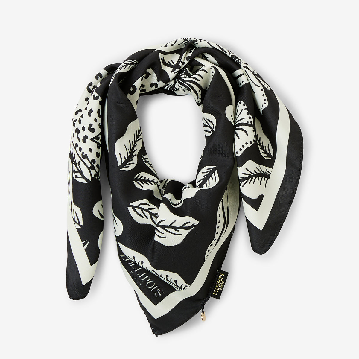 Foulard noir Raquel