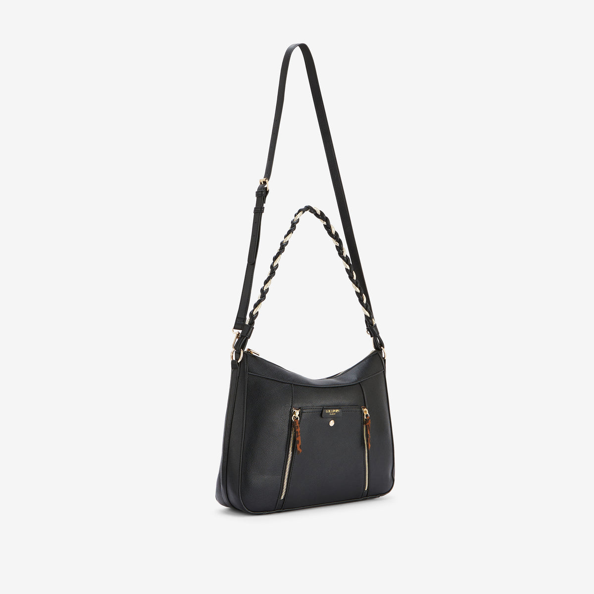 Grand sac hobo noir Rosazia