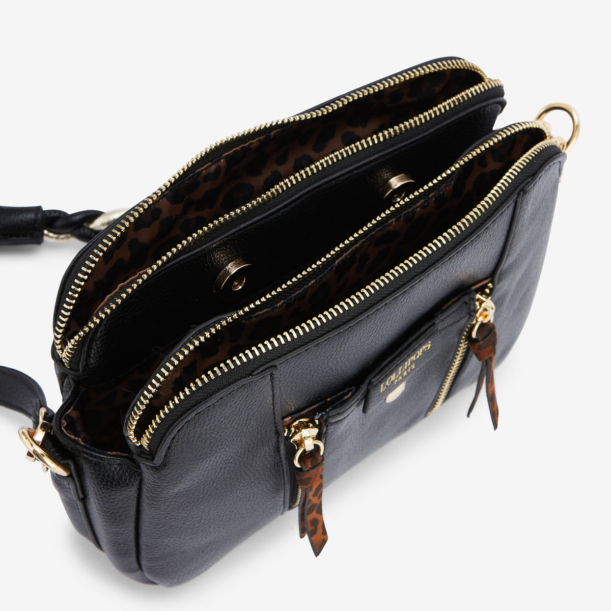 Sac multi poches noir Rosazia