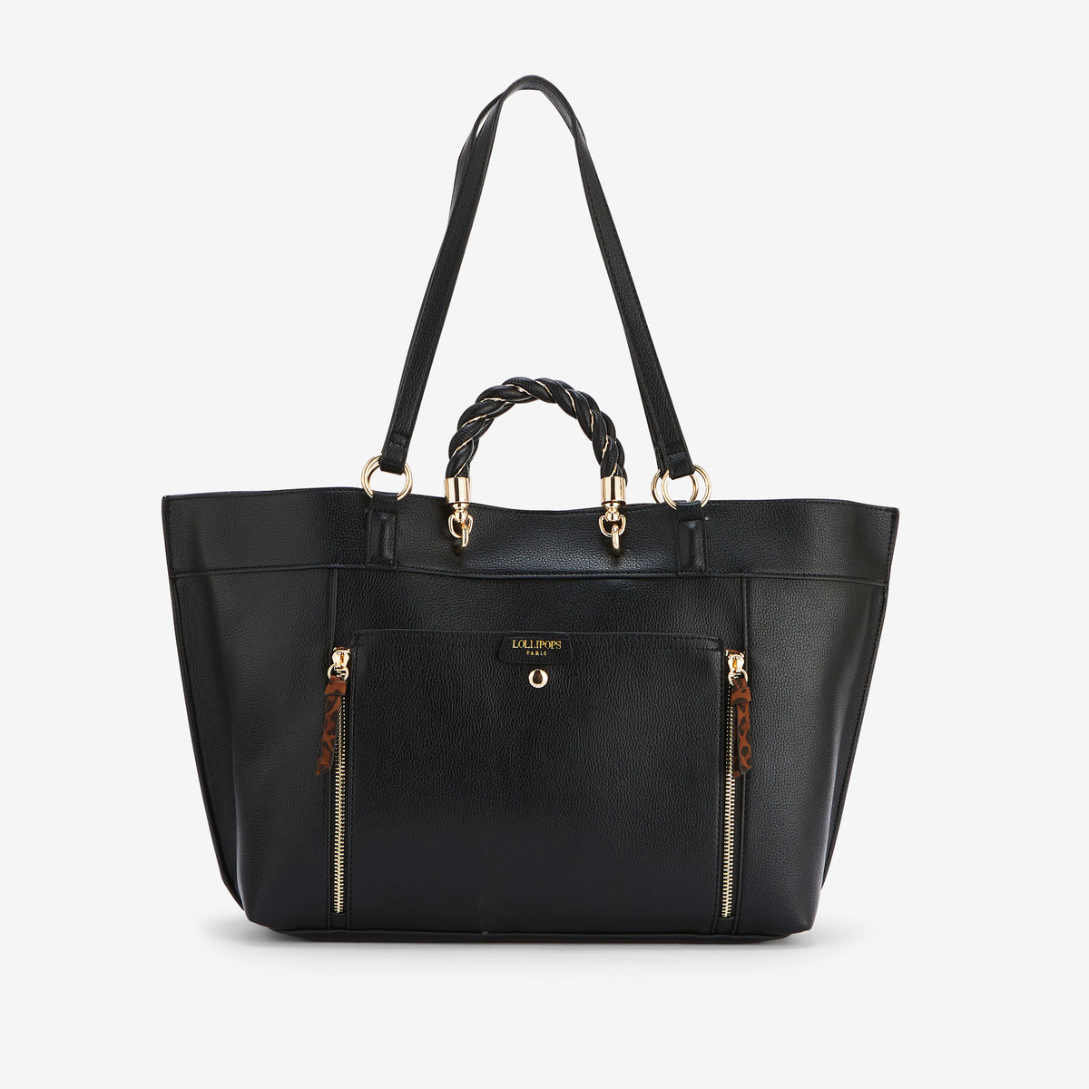 Grand sac shopper noir Rosazia