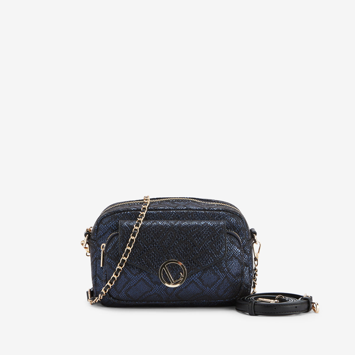 Sac camera bleu marine Roxana