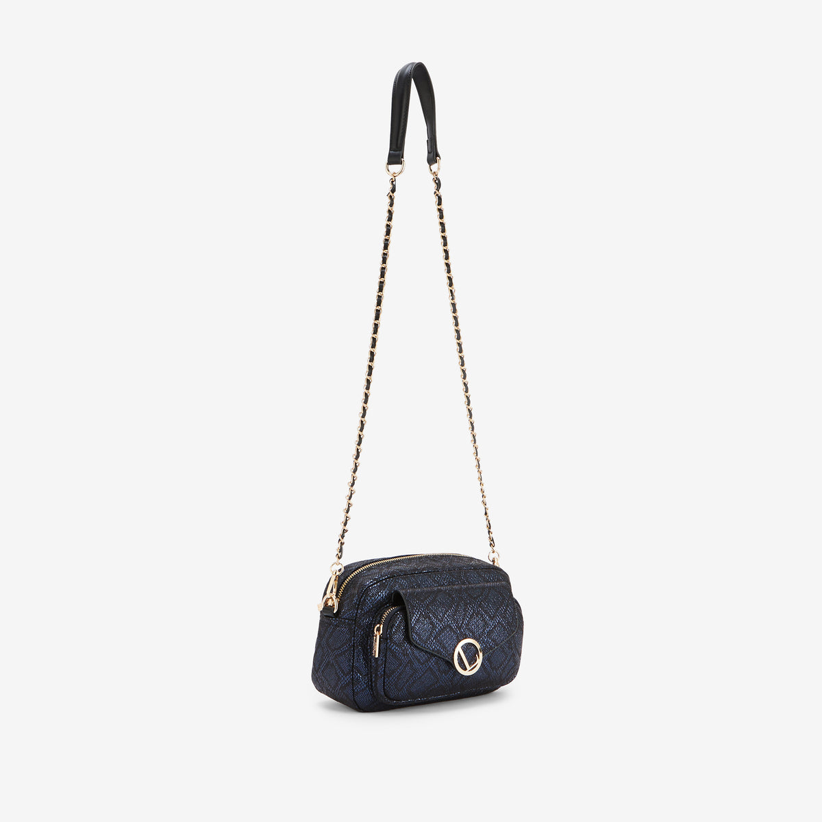 Sac camera bleu marine Roxana