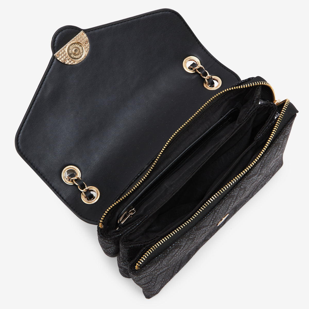 Sac multi poches noir Roxana