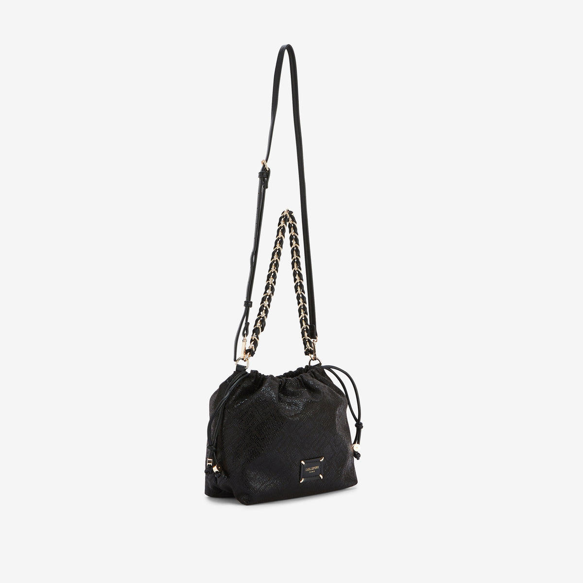Sac porté épaule noir Roxana