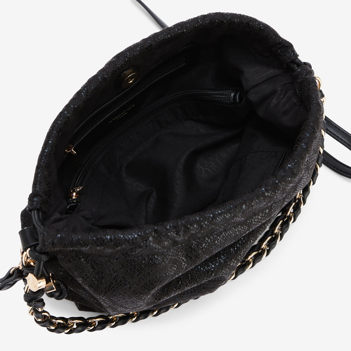 Sac porté épaule noir Roxana