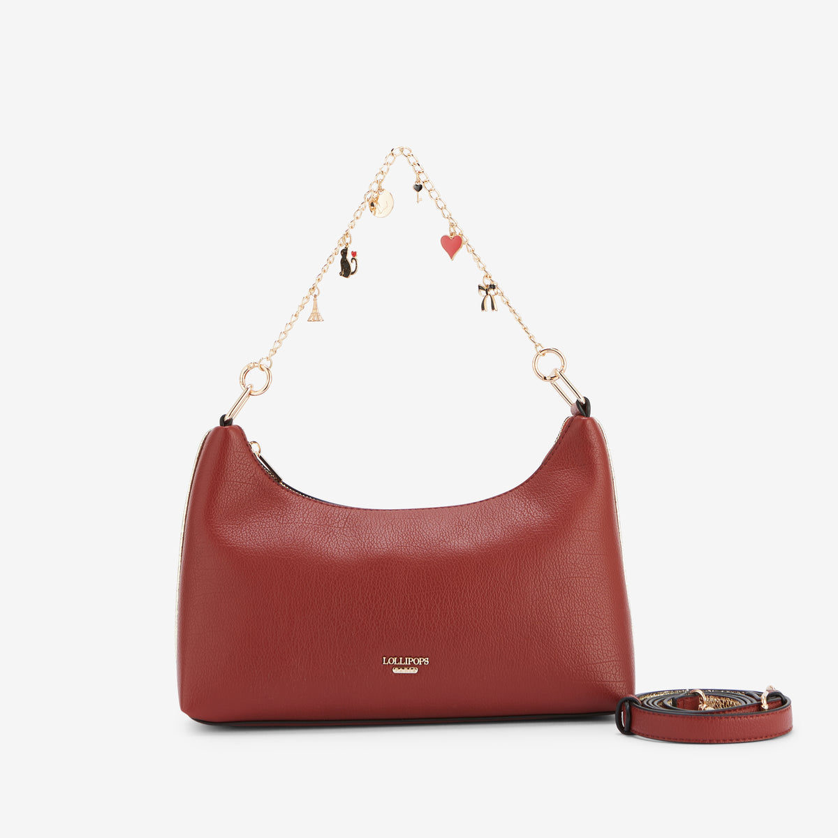 Sac baguette brique Roselaine