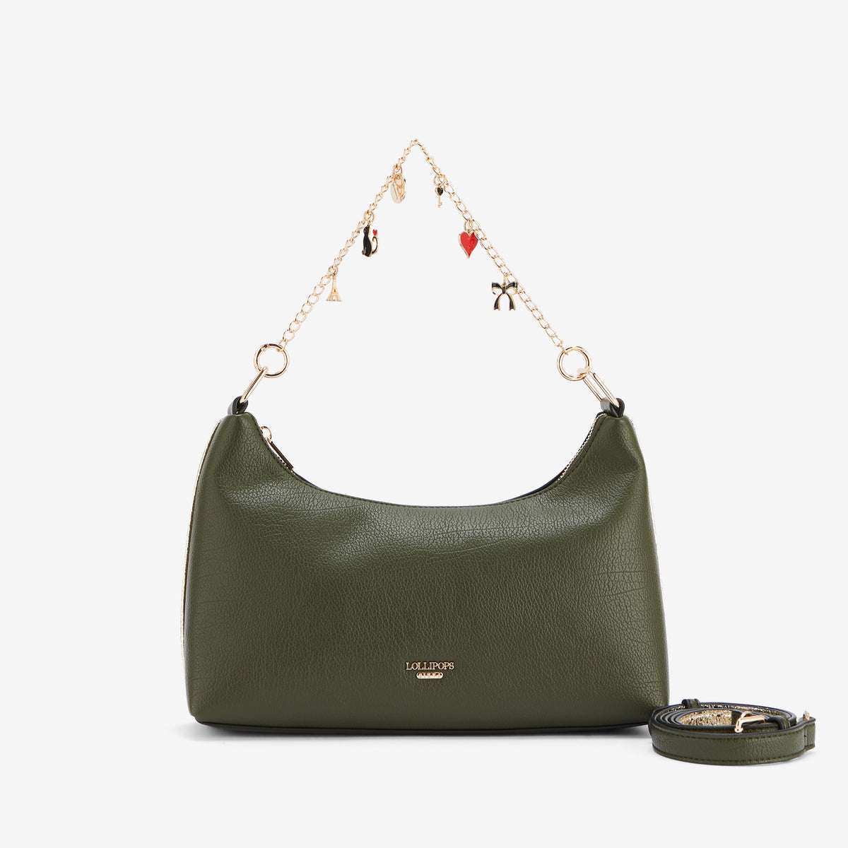 Sac baguette kaki Roselaine