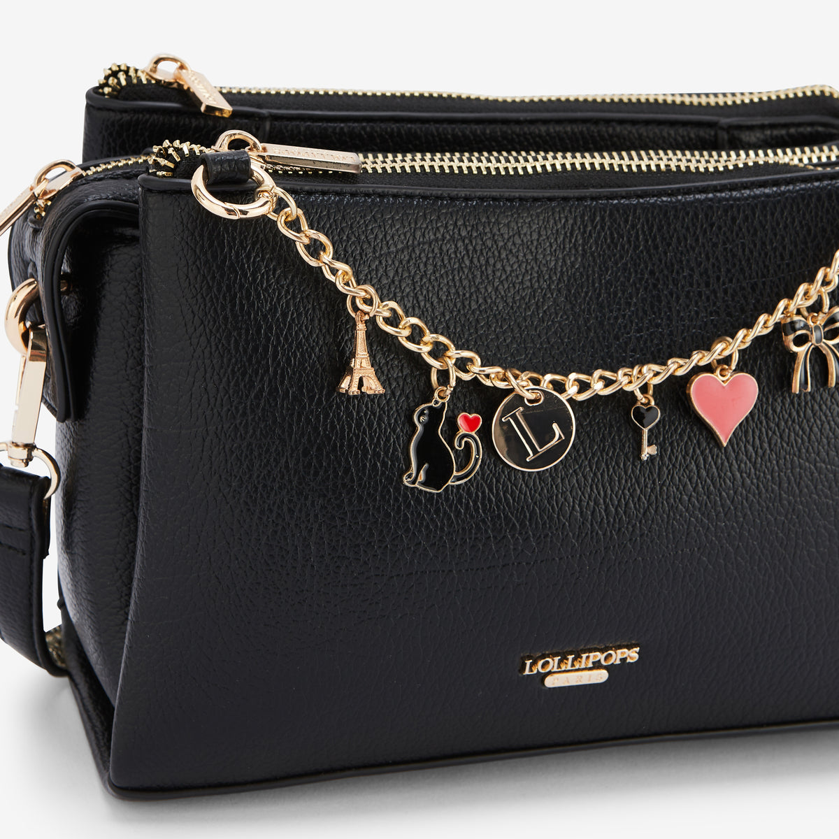 Sac multi poches noir Roselaine