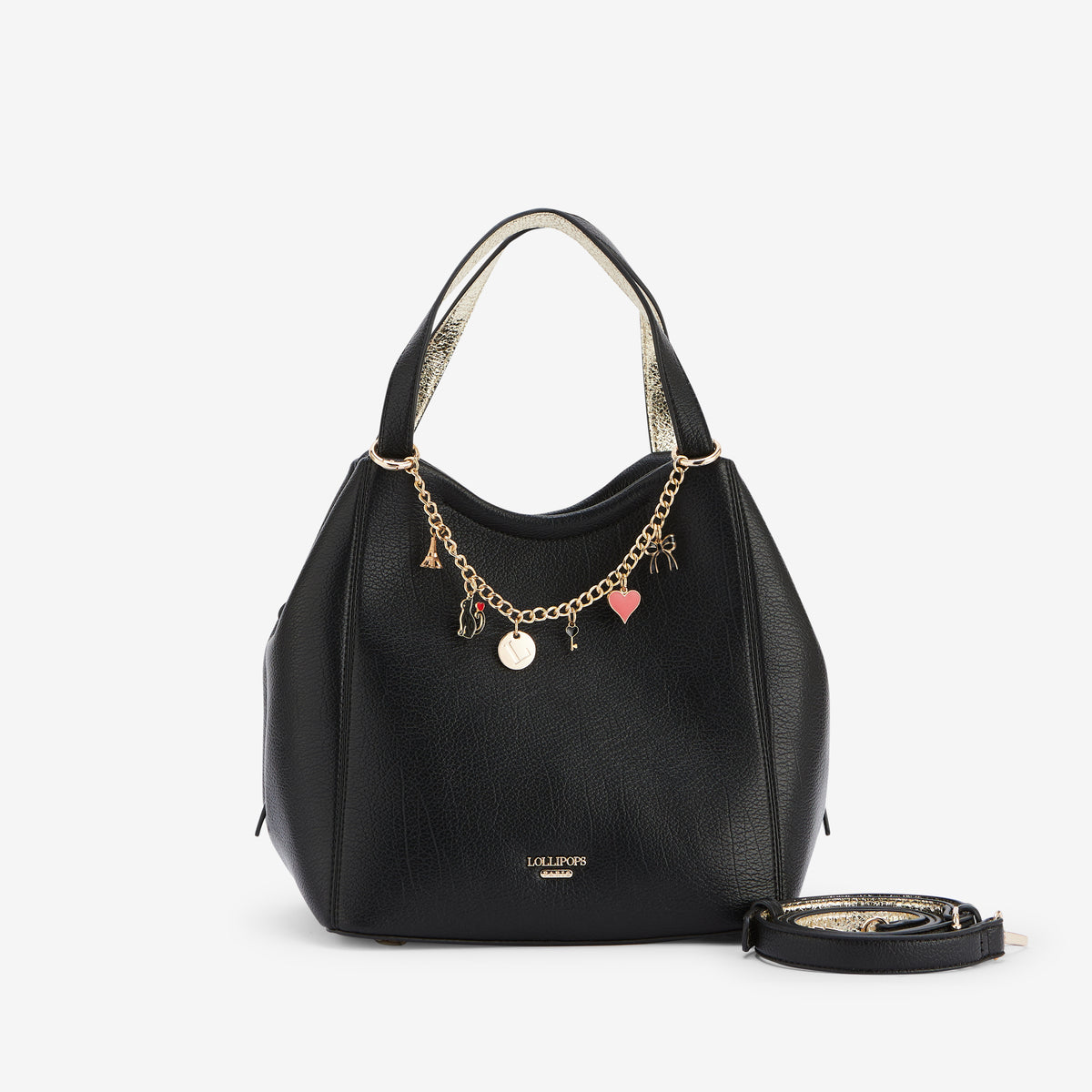 Sac shopper noir Roselaine