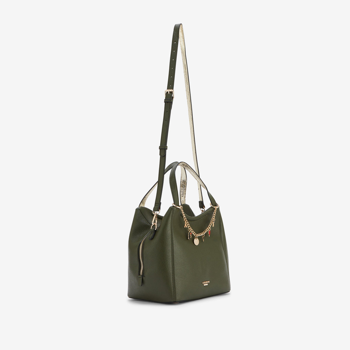 Sac shopper kaki Roselaine