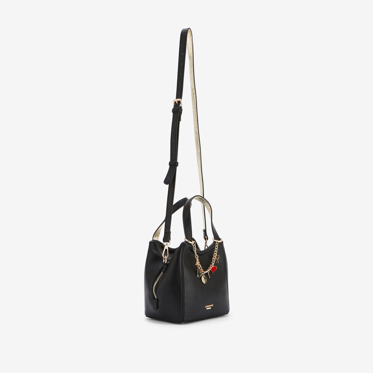 Petit sac shopper noir Roselaine