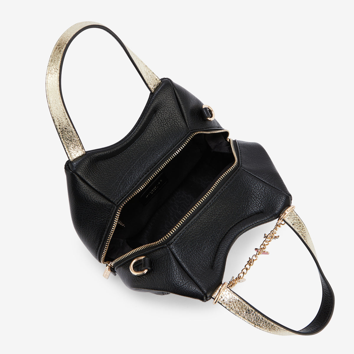 Petit sac shopper noir Roselaine