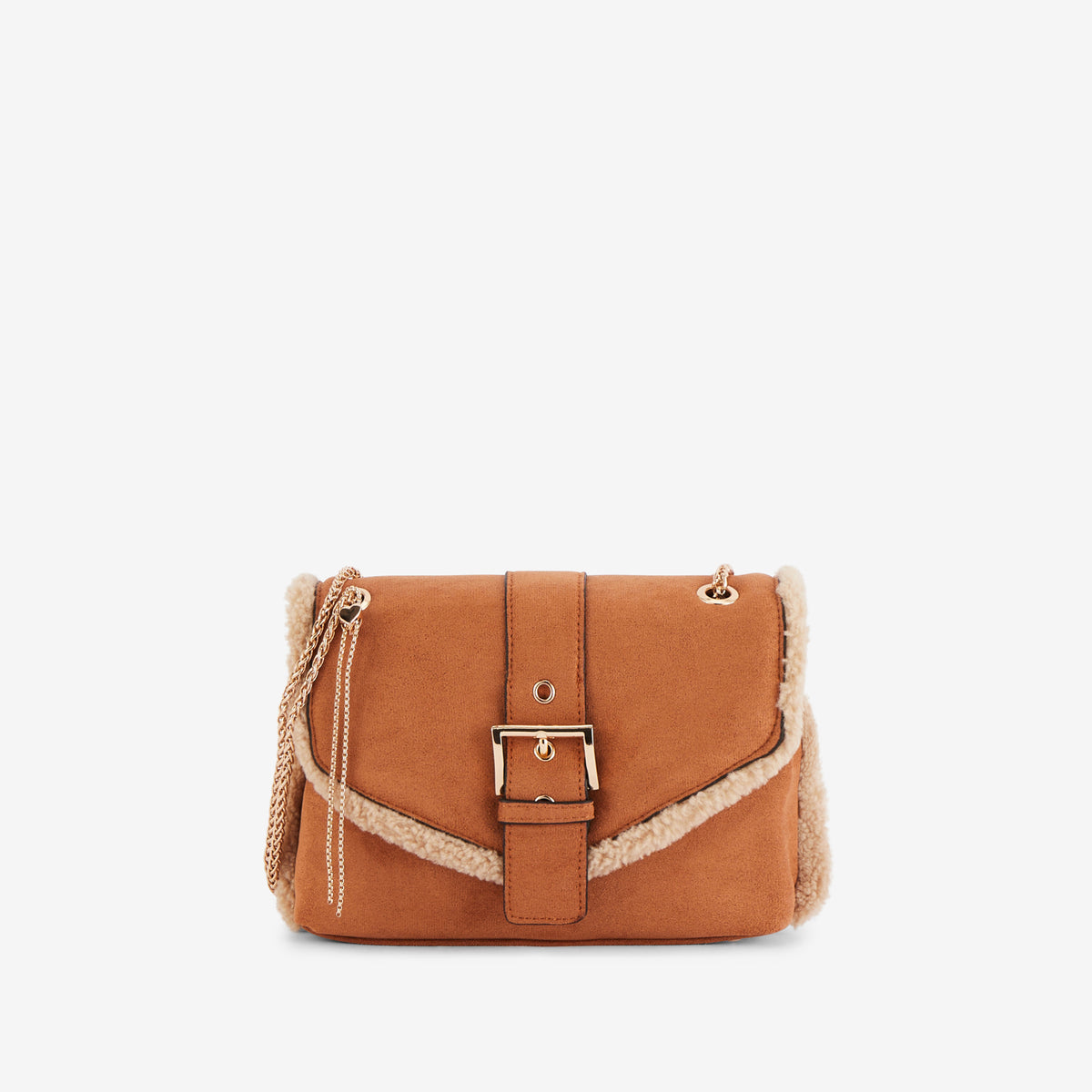 Sac porté épaule camel Reyana